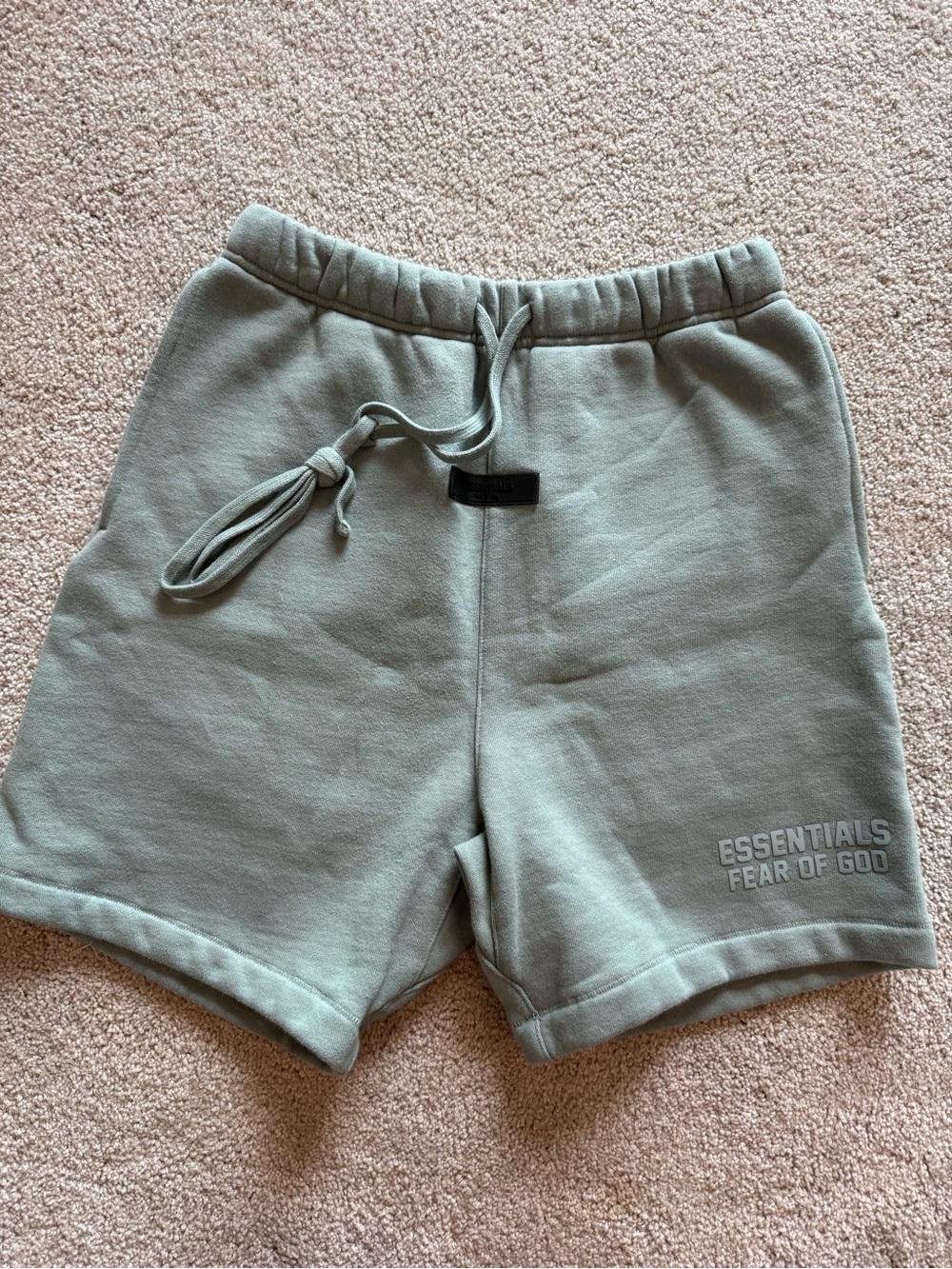 Essentials Women's Sage Green Athletic Shorts